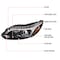 Spec-D Tuning 12-14 Ford Focus R8 Projector Headlights Black 2LHP-FOC12JM-8-RS - alternate 6